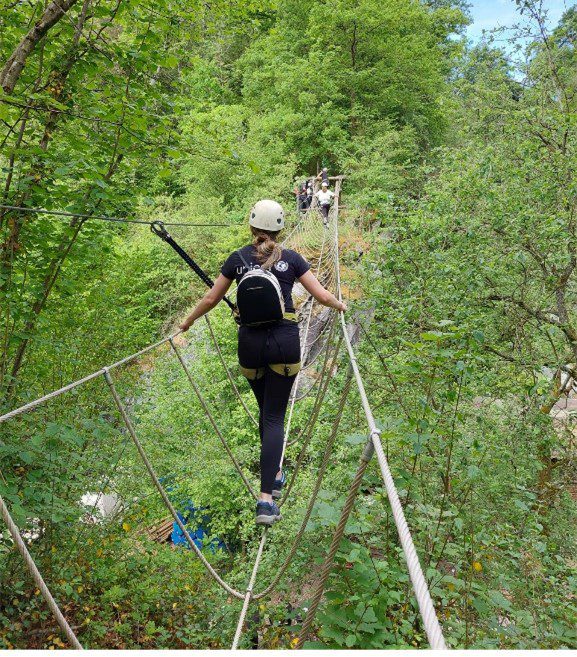 klettersteigen, klimbos, ardennen