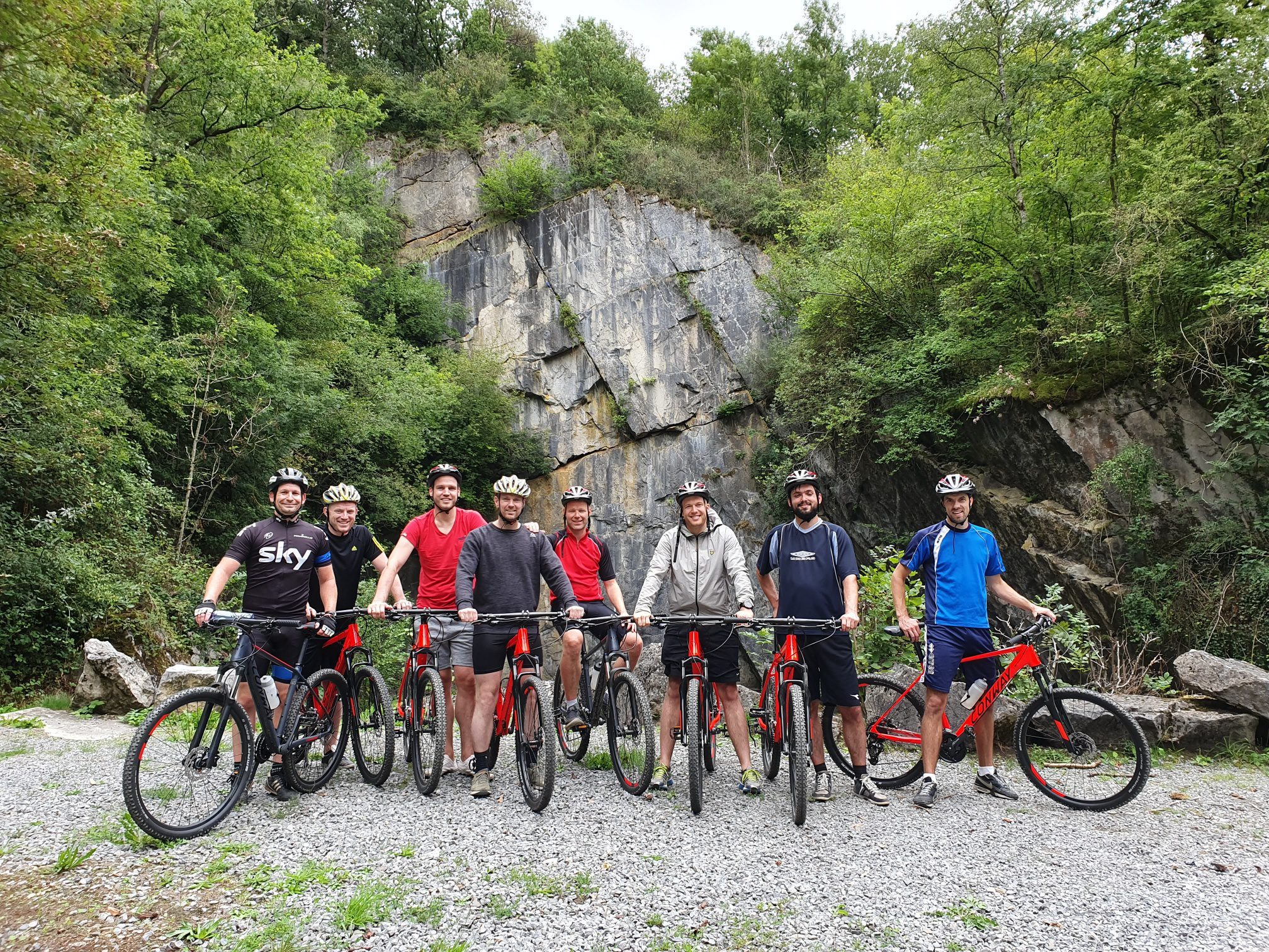 mountainbike in de Ardennen, adventure race