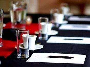 vergaderen in het groen